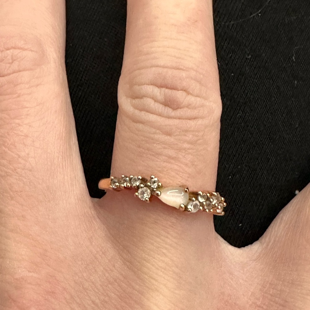 Rose Gold Plated Ring Size 7